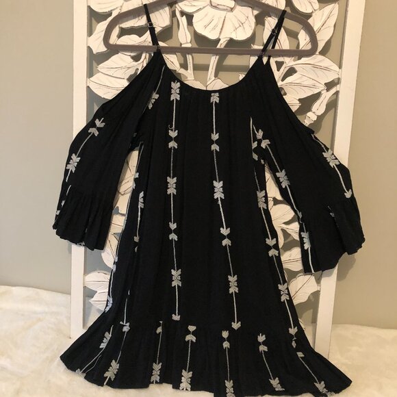 Exist Boho Cold Shoulder Midi Dress - Picture 3 of 4